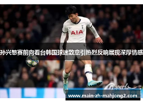 孙兴慜赛前向看台韩国球迷致意引热烈反响展现深厚情感 孙兴慜赛前向看台韩国球迷致意引热烈反响展现深厚情感